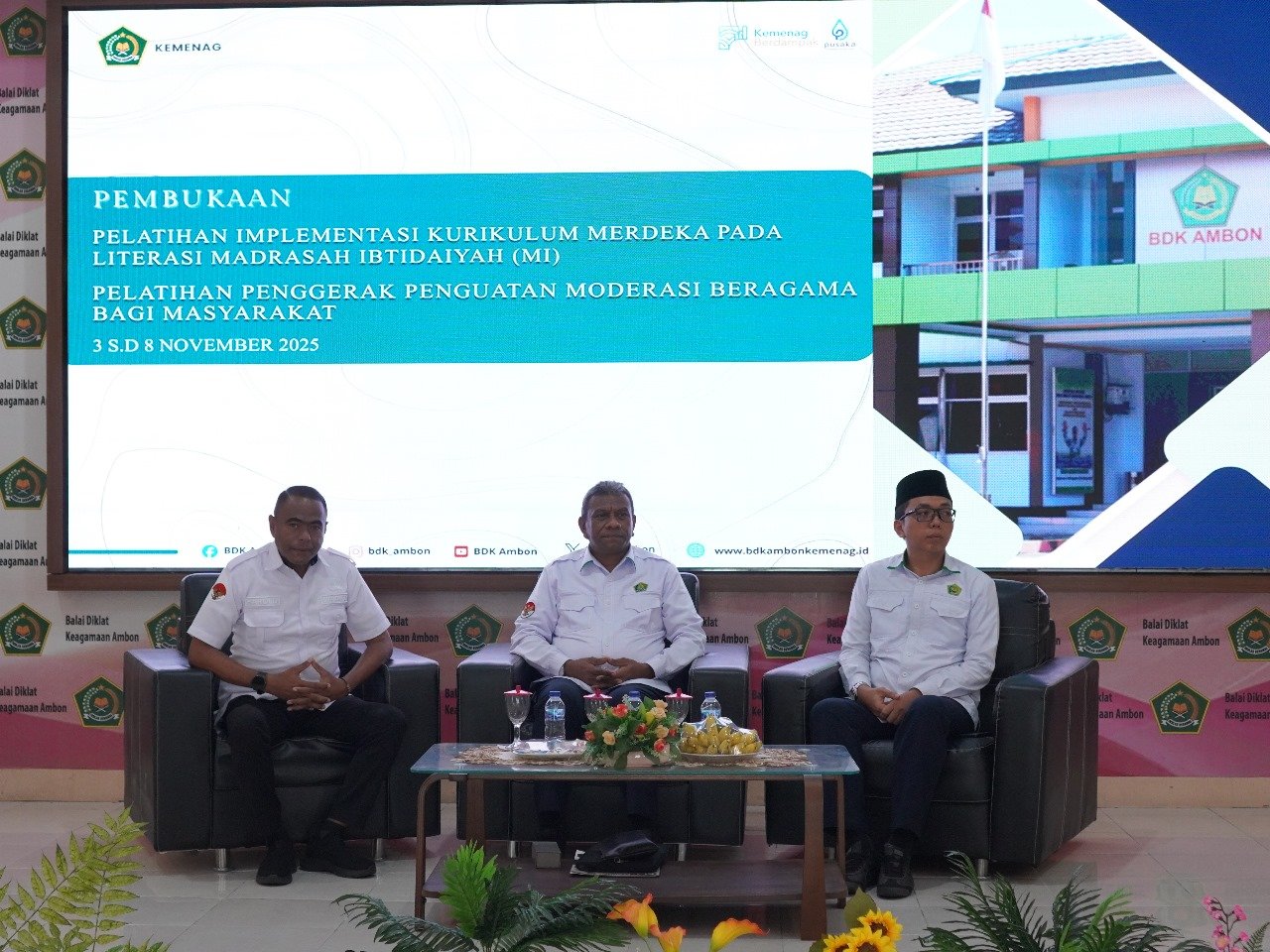BDK Ambon Gelar Dua Pelatihan Sekaligus: Wujudkan Guru Literat dan Masyarakat Moderat